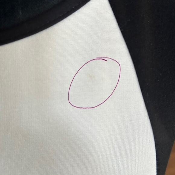 Next Chic Black & White Colorblock Bodycon Dress size 14 - Picture 3 of 8